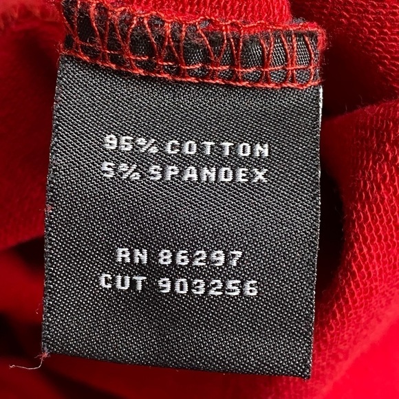 BCBGMAXAZRIA Y2K Red Rhinestone Logo 2 Piece Track Suit, Size Large - Picture 13 of 15